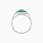 Load image into Gallery viewer, Art Deco Style French Cut Sapphire Ring With Gemstone