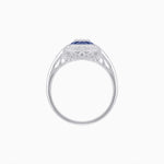 Load image into Gallery viewer, Art Deco Inspired Marquise Illusion-Set Double Halo Ring