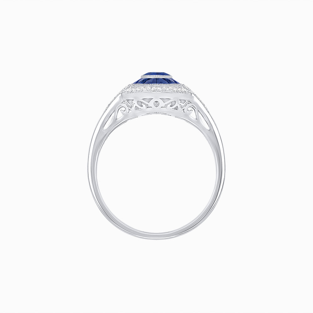 Marquise Shape Art Deco Style