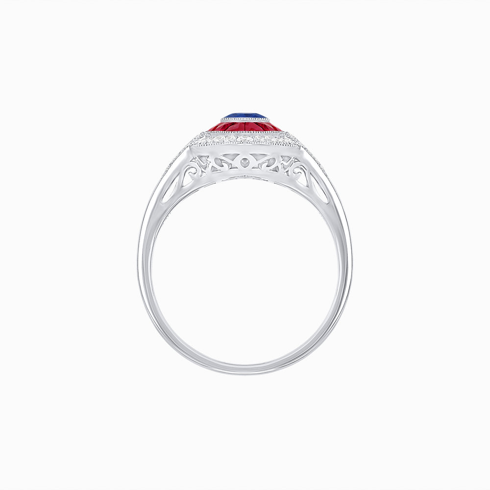 Marquise Shape Art Deco Style