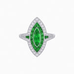 Load image into Gallery viewer, Marquise Shape Art Deco Style