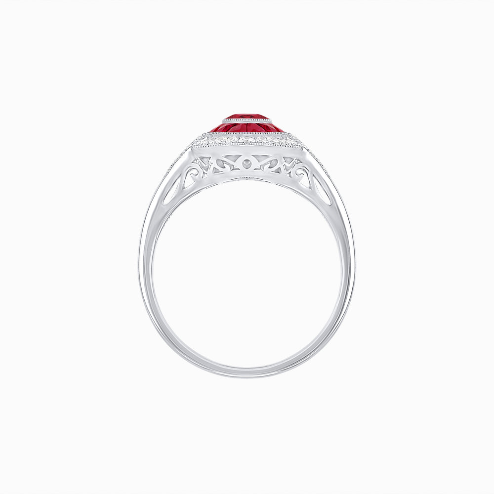 Marquise Shape Art Deco Style