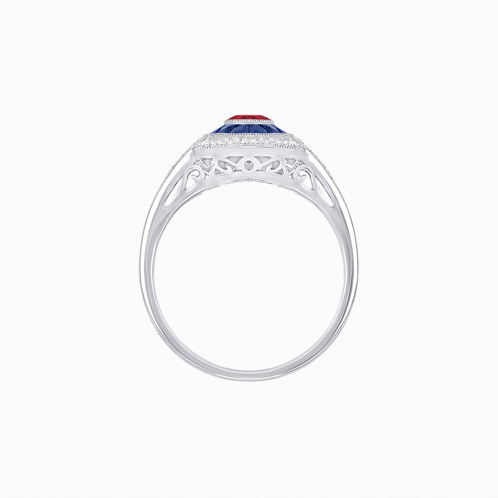 Marquise Shape Art Deco Style