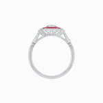 Load image into Gallery viewer, Art Deco Double Diamond Ring in Illusion Setting
