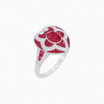 Load image into Gallery viewer, Art Deco Inspired pear shaped engagement ring with diamond