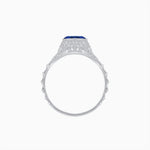 Load image into Gallery viewer, Edwardian Inspired Round Center Filigree Mounting Ring