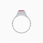 Load image into Gallery viewer, Edwardian Inspired Round Center Filigree Mounting Ring