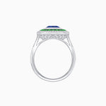 Load image into Gallery viewer, Vintage-Inspired Multi-Halo Gemstone Ring