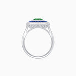 Load image into Gallery viewer, Vintage-Inspired Multi-Halo Gemstone Ring