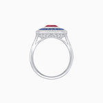 Load image into Gallery viewer, Vintage-Inspired Multi-Halo Gemstone Ring