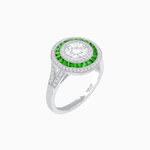 Load image into Gallery viewer, Vintage-Inspired Multi-Halo Gemstone Ring