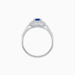 Load image into Gallery viewer, Vintage Inspired Oval Cut Double Halo Engagement Ring