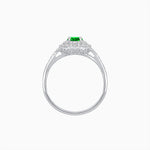 Load image into Gallery viewer, Vintage Inspired Oval Cut Double Halo Engagement Ring