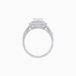 Load image into Gallery viewer, Vintage Inspired Pear Cut Double Halo Gemstone &amp; Diamond Ring
