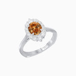 Load image into Gallery viewer, 18K White Gold Sphene and Diamond Ring – Classic Collection
