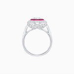 Load image into Gallery viewer, Art Deco Inspired Convertible Marquise Double Halo Ring Pendant