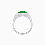 Load image into Gallery viewer, Art Deco Inspired Convertible Pear Double Halo Ring Pendant