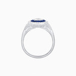 Load image into Gallery viewer, Art Deco Inspired Convertible Pear Double Halo Ring Pendant