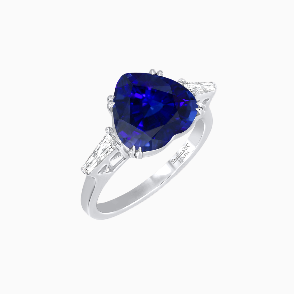 Art Deco Inspired Convertible Heart-Shaped Diamond Jacket Ring