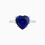 Load image into Gallery viewer, Art Deco Inspired Convertible Heart-Shaped Diamond Jacket Ring