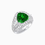 Load image into Gallery viewer, Art Deco Inspired Convertible Heart-Shaped Diamond Jacket Ring