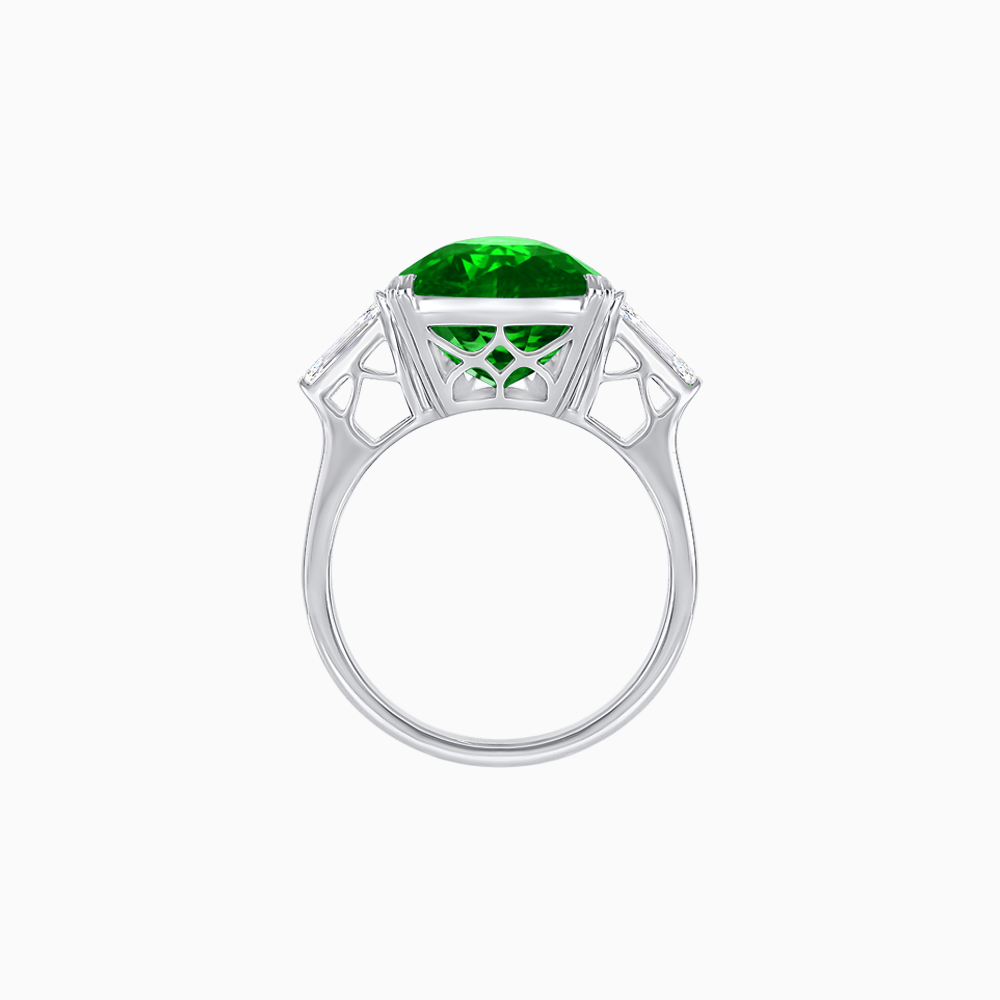 Art Deco Inspired Convertible Heart-Shaped Diamond Jacket Ring