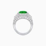 Load image into Gallery viewer, Art Deco Inspired Convertible Heart-Shaped Diamond Jacket Ring