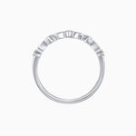 Load image into Gallery viewer, Vintage Inspired Round Diamond Half Band with Pear-Shaped Motifs