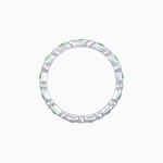 Load image into Gallery viewer, Art Deco Inspired Gemstone &amp; Diamond Eternity Full Band