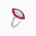 Load image into Gallery viewer, Antique Design Illusion Setting Marquise Diamond Ring - Shahin Jewelry
