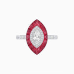 Load image into Gallery viewer, Antique Design Marquise Diamond Ring - Shahin Jewelry
