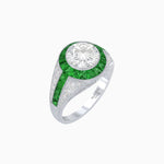 Load image into Gallery viewer, Antique Inspired Engagement Ring - Shahin Jewelry
