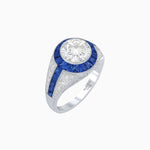 Load image into Gallery viewer, Antique Inspired Engagement Ring - Shahin Jewelry
