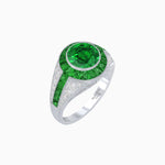 Load image into Gallery viewer, Antique Inspired Engagement Ring with Gemstone - Shahin Jewelry
