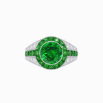 Load image into Gallery viewer, Antique Inspired Engagement Ring with Gemstone - Shahin Jewelry
