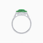 Load image into Gallery viewer, Antique Inspired Gemstone Halo Ring - Shahin Jewelry