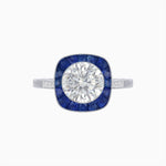 Load image into Gallery viewer, Antique Inspired Halo Ring - Shahin Jewelry
