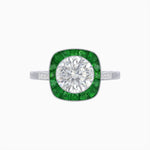 Load image into Gallery viewer, Antique Inspired Halo Ring - Shahin Jewelry
