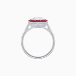 Load image into Gallery viewer, Antique Inspired Halo Ring - Shahin Jewelry
