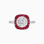 Load image into Gallery viewer, Antique Inspired Halo Ring - Shahin Jewelry
