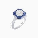 Load image into Gallery viewer, Antique Inspired Illusion Diamond Ring - Shahin Jewelry
