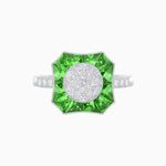 Load image into Gallery viewer, Antique Inspired Illusion Diamond Ring - Shahin Jewelry
