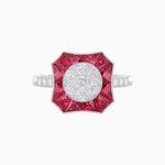 Load image into Gallery viewer, Antique Inspired Illusion Diamond Ring - Shahin Jewelry
