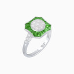 Load image into Gallery viewer, Antique Inspired Illusion Diamond Ring - Shahin Jewelry
