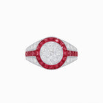 Load image into Gallery viewer, Antique Inspired illusion Engagement Ring - Shahin Jewelry
