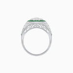 Load image into Gallery viewer, Antique Inspired illusion Engagement Ring - Shahin Jewelry
