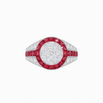 Load image into Gallery viewer, Antique Inspired illusion Engagement Ring - Shahin Jewelry
