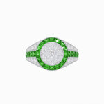 Load image into Gallery viewer, Antique Inspired illusion Engagement Ring - Shahin Jewelry
