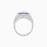 Load image into Gallery viewer, Antique Inspired illusion Engagement Ring - Shahin Jewelry
