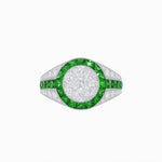 Load image into Gallery viewer, Antique Inspired illusion Engagement Ring - Shahin Jewelry
